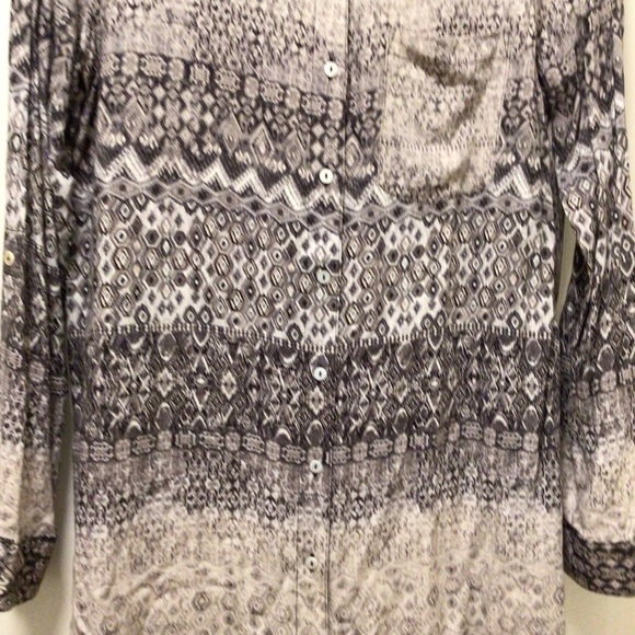 Womens Intro Long Sleeve Button Up Shirt - Picture 2 of 7